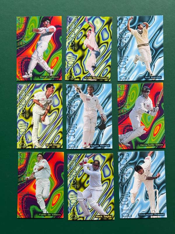 Cricket Cards - 9 * 1996 Sportsdeck Cricket Cards