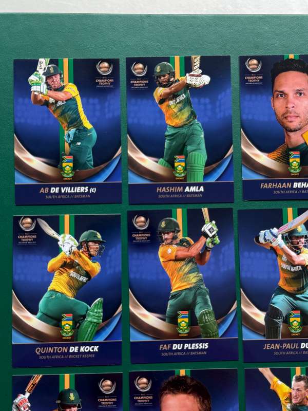 Cricket Cards - Rare (11) 2017 Tap and Play ICC Cricket Cards