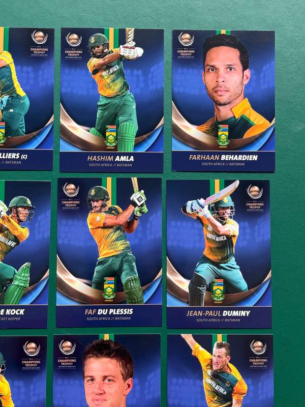 Cricket Cards - Rare (11) 2017 Tap and Play ICC Cricket Cards