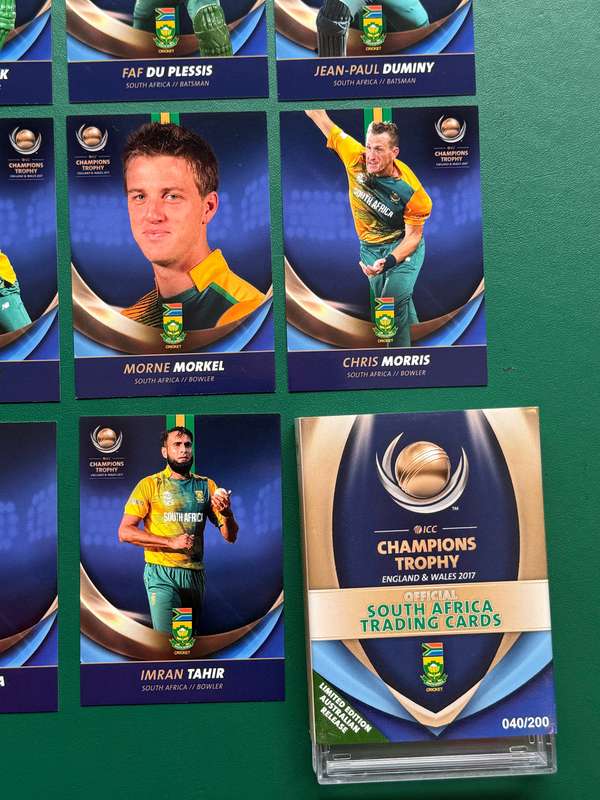 Cricket Cards - Rare (11) 2017 Tap and Play ICC Cricket Cards
