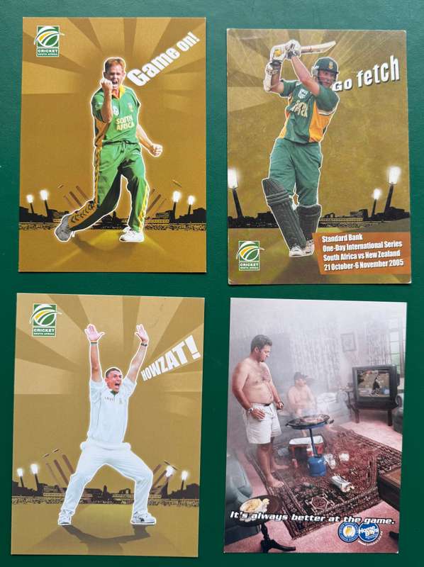 Cricket Postcards - 40 Unique Cricket Postcards