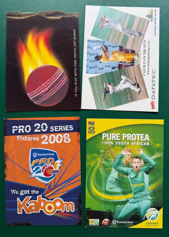 Cricket Postcards - 40 Unique Cricket Postcards