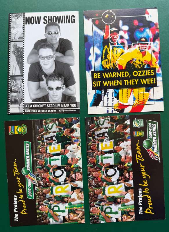 Cricket Postcards - 40 Unique Cricket Postcards