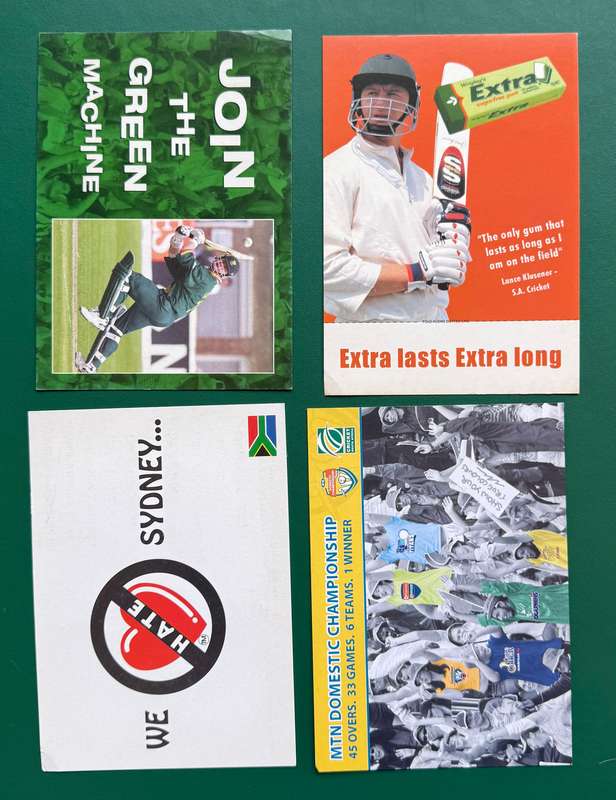 Cricket Postcards - 40 Unique Cricket Postcards