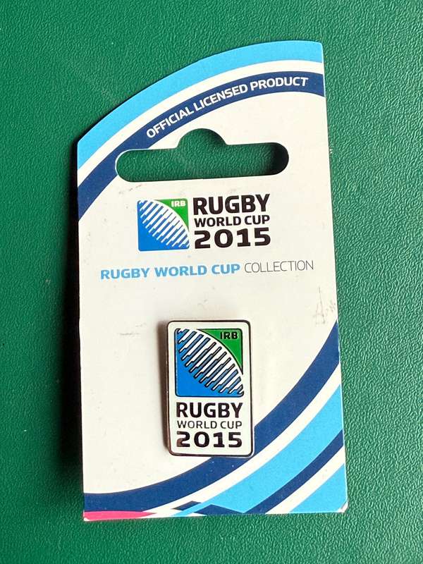 Rugby Pin - 2015 Rugby World Cup (on card)