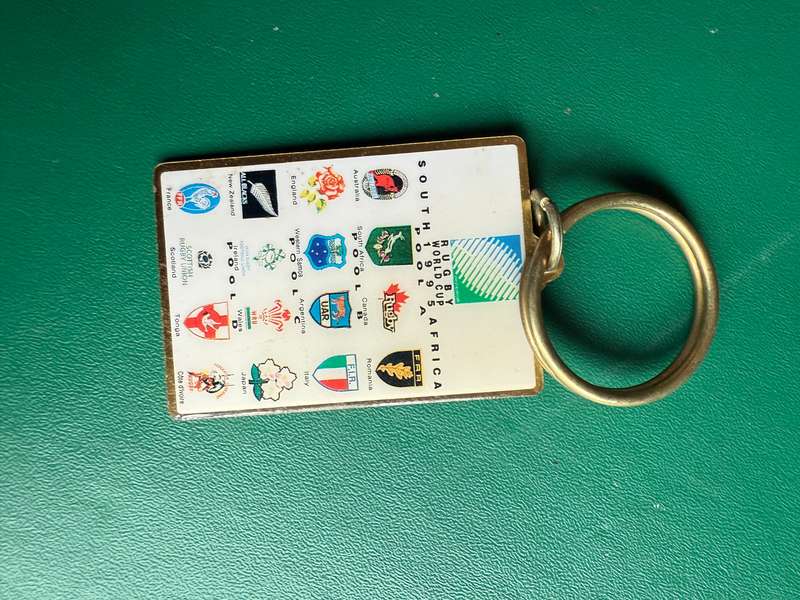 Key Ring/Fixture list 1995 Rugby World Cup