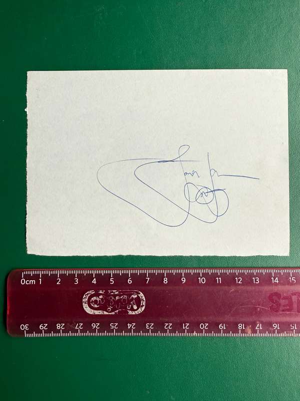 Rugby Signature - Jonah Lomu (Nice big example)
