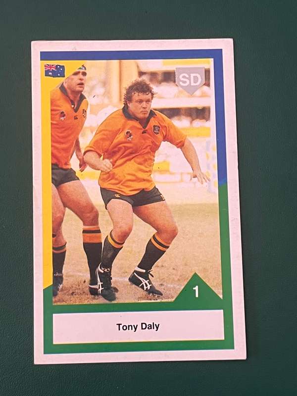 Rugby Card - Tony Daly 1992 Sports Deck Rugby Card