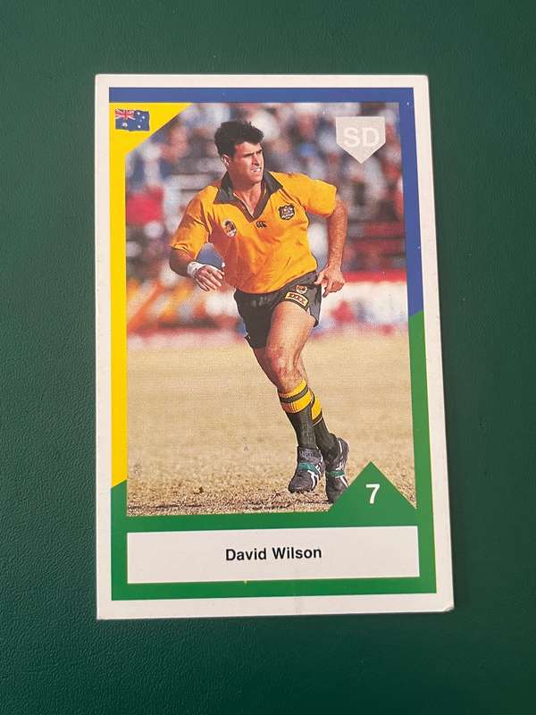 Rugby Card - David Wilson 1992 Sports Deck Rugby Card