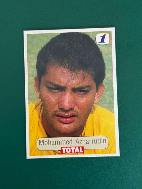 Cricket Card - Mohammed Azharrudin 1992 Total Cricket Card