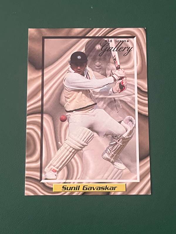 Cricket Card - Sunil Gavaskar 1996 Sports Deck Cricket Card (old greats gallery)