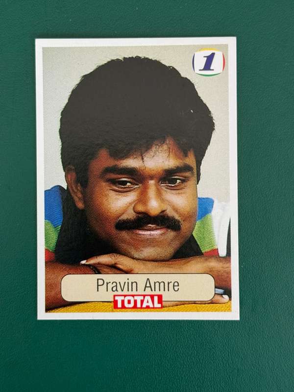 Cricket Card - Pravin Amre 1992 Total Cricket Card