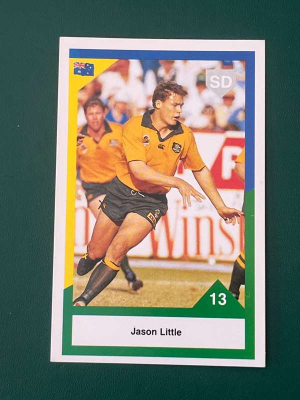 Rugby Card - Jason Little 1992 Sports Deck Rugby Card
