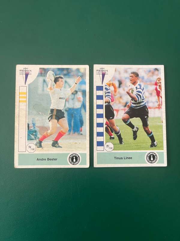 Rugby Card - 2 * 1993 Sports Deck Rugby Cards