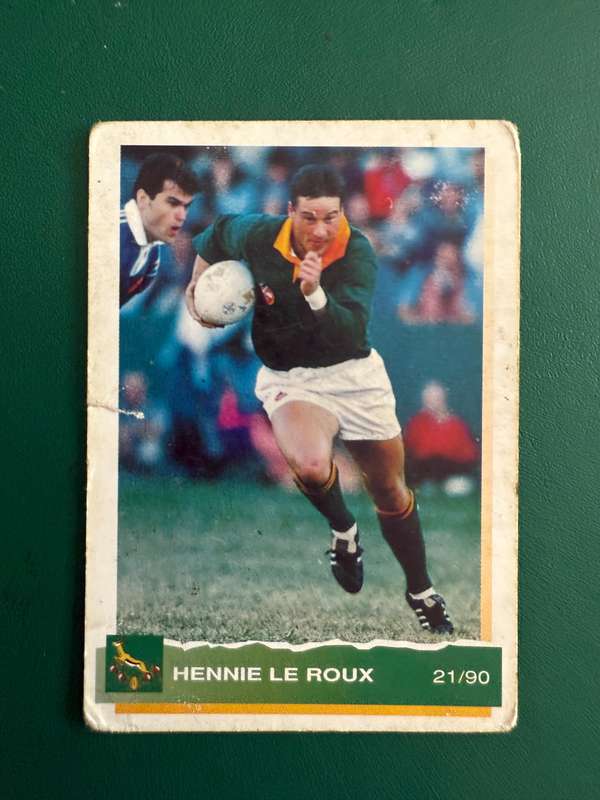 Rugby Card - Hennie le Roux (Nr21/90) 1994 Sports Deck Rugby Card