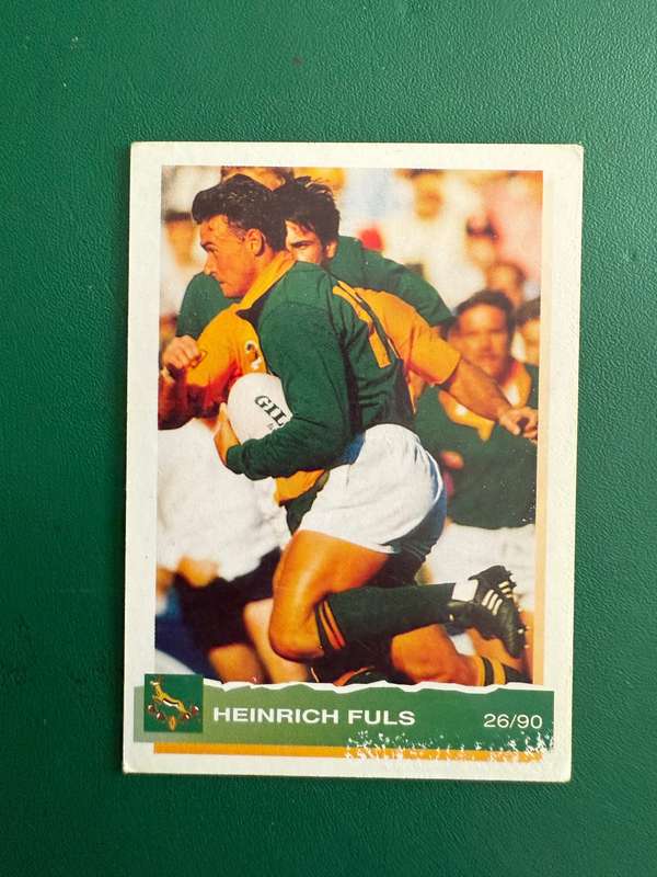 Rugby Card - Heinrich Fuls (Nr26/90) 1994 Sports Deck Rugby Card