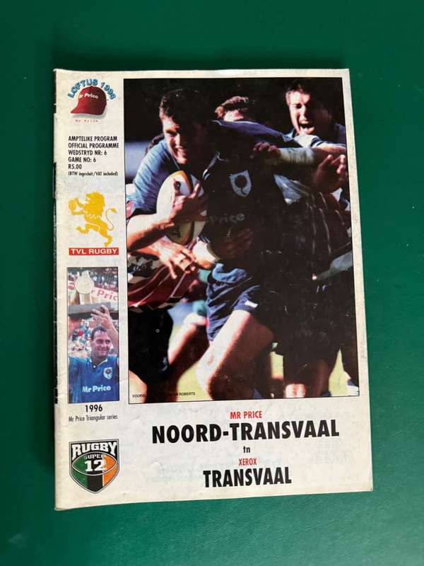 Rugby Programmes - 4 * Rugby Programmes (1996)