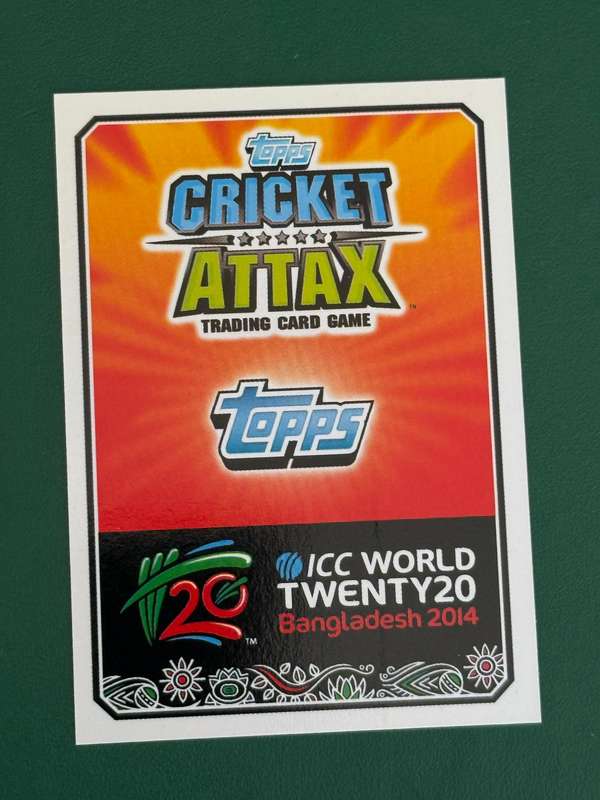 Cricket Card - ICC T20 Trophy (Nr192) 2014 Cricket Attax foil card