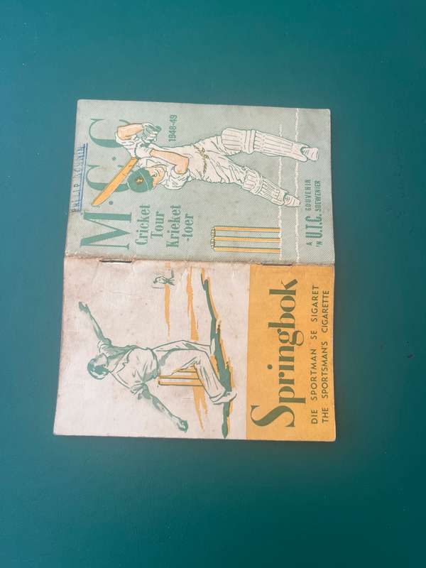Cricket Itinerary - 1948 England in South-Africa