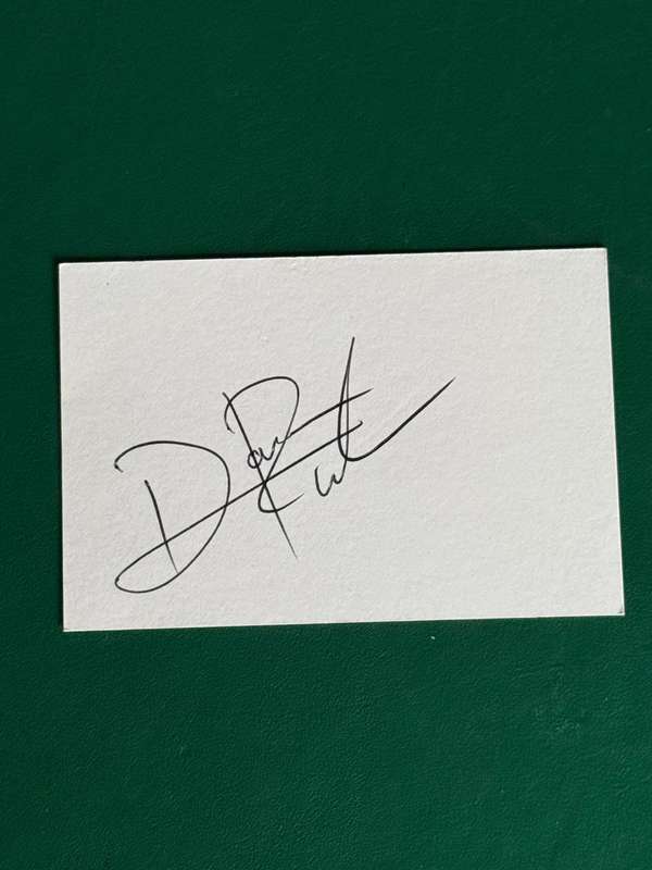 Rugby Autograph - Davon Raubenheimer (Springbok Nr813)
