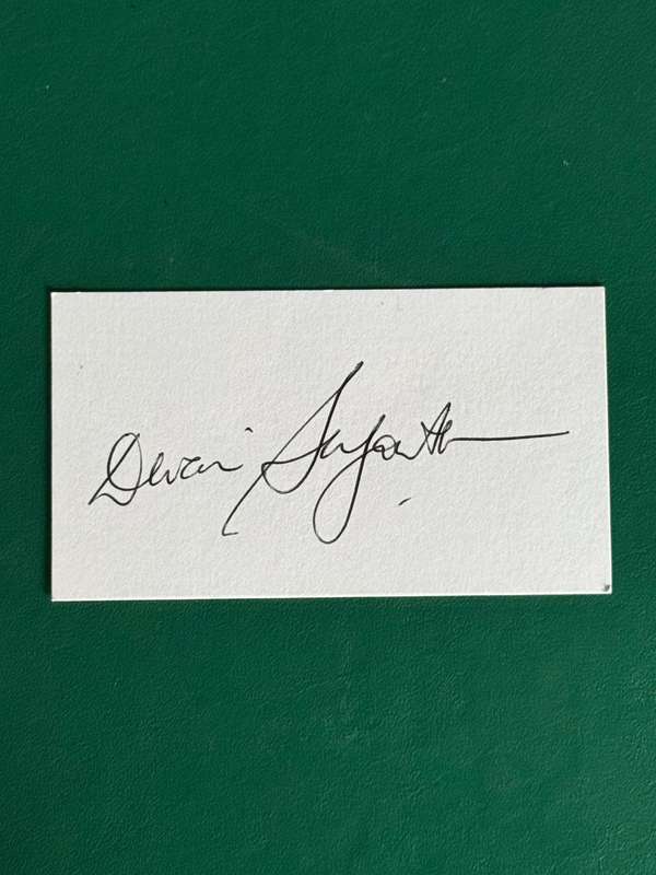 Rugby Autograph - Divan Serfontein (Springbok Nr508)