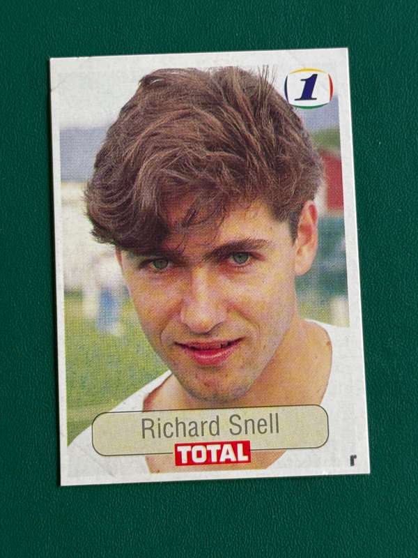 Cricket Card - Richard Snell 1992 Total Cricket Card