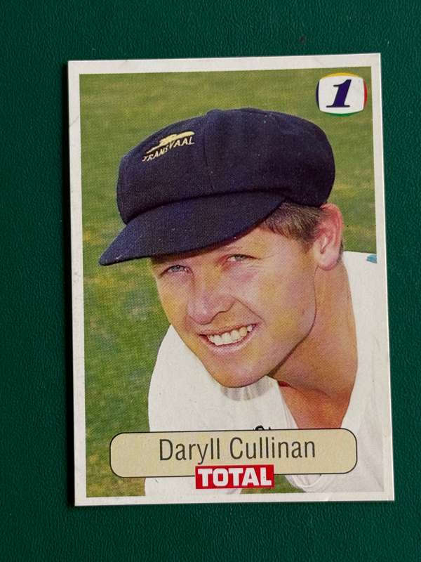 Cricket Card - Daryll Cullinan 1992 Total Cricket Card