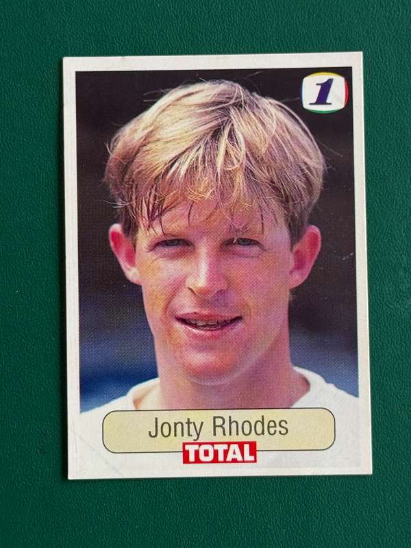 Cricket Card - Jonty Rhodes 1992 Total Cricket Card