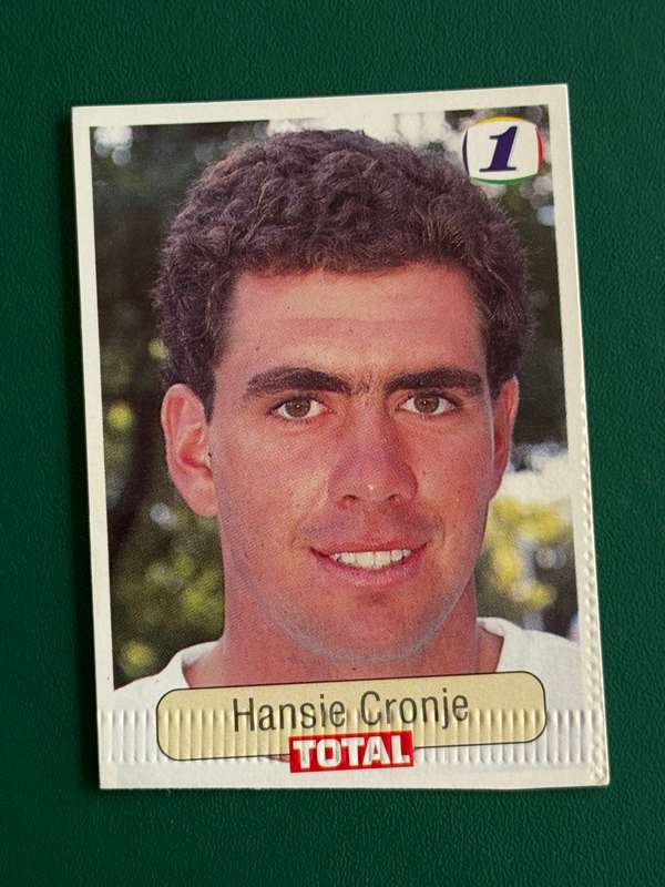 Cricket Card - Hansie Cronje 1992 Total Cricket Card