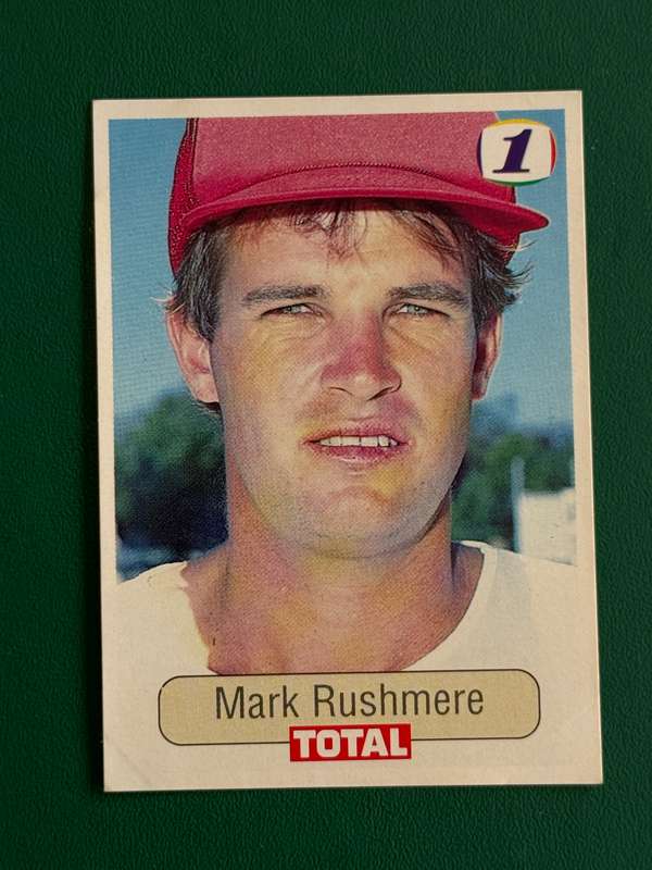 Cricket Card - Mark Rushmere 1992 Total Cricket Card