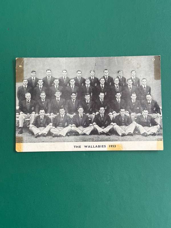 Rugby Itinerary - The 1953 Wallabies issued by Springbok Cigarettes