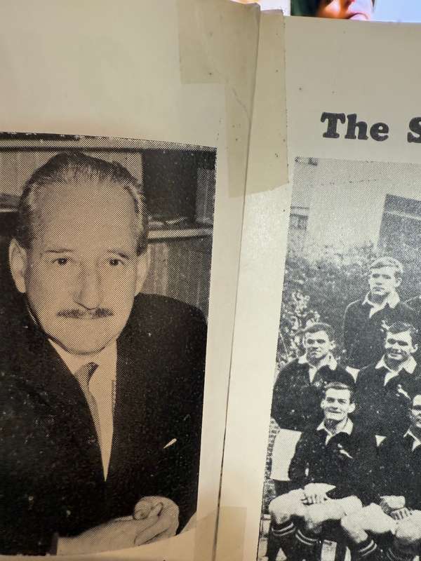 Rugby Programme - *Rare* South-Africa vs West Coast-Buller 27/07/1965