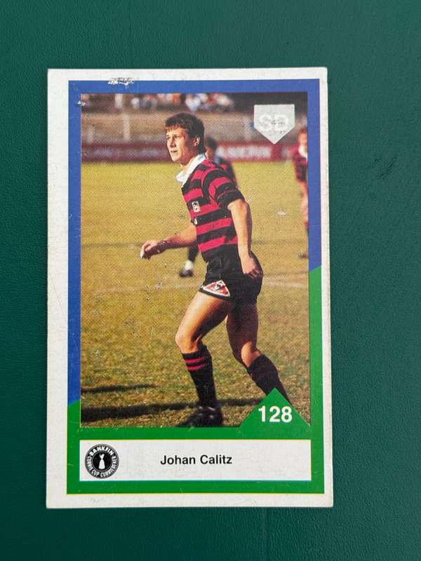 Rugby Card - Johan Calitz 1992 Sports Deck Rugby Card Nr128