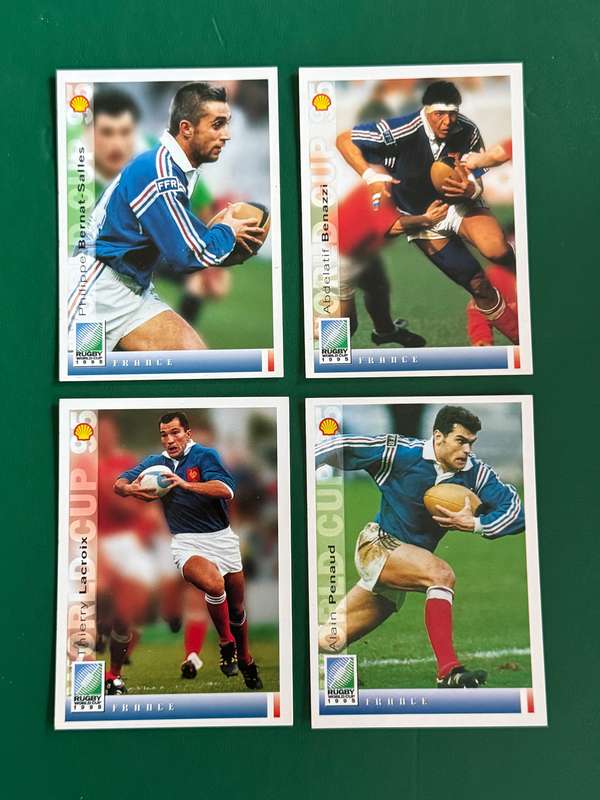 Rugby Cards - 4 * 1995 Sports Deck Rugby World Cup Cards