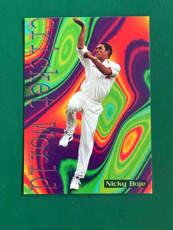 Cricket Card - Nicky Boje 1996 Sports Deck Cricket Card