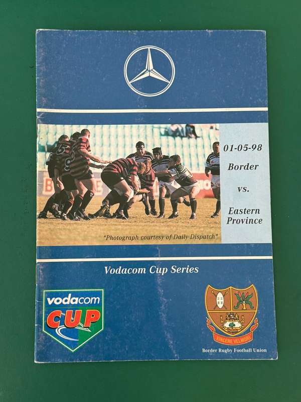 Rugby Programme - Border vs Eastern-Province 01/05/1998