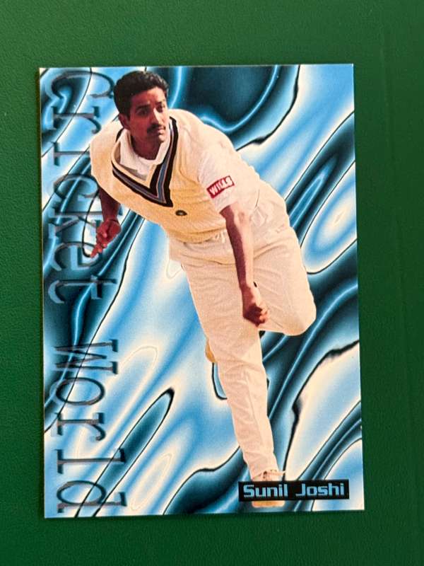 Cricket Card - Sunil Joshi 1996 Sports Deck Cricket Card