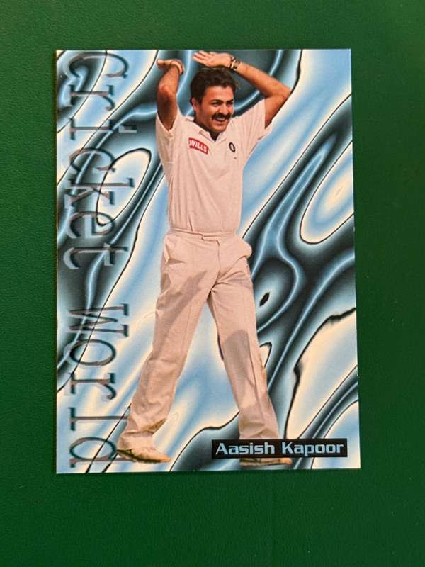 Cricket Card - Aasish Kapoor 1996 Sports Deck Cricket Card