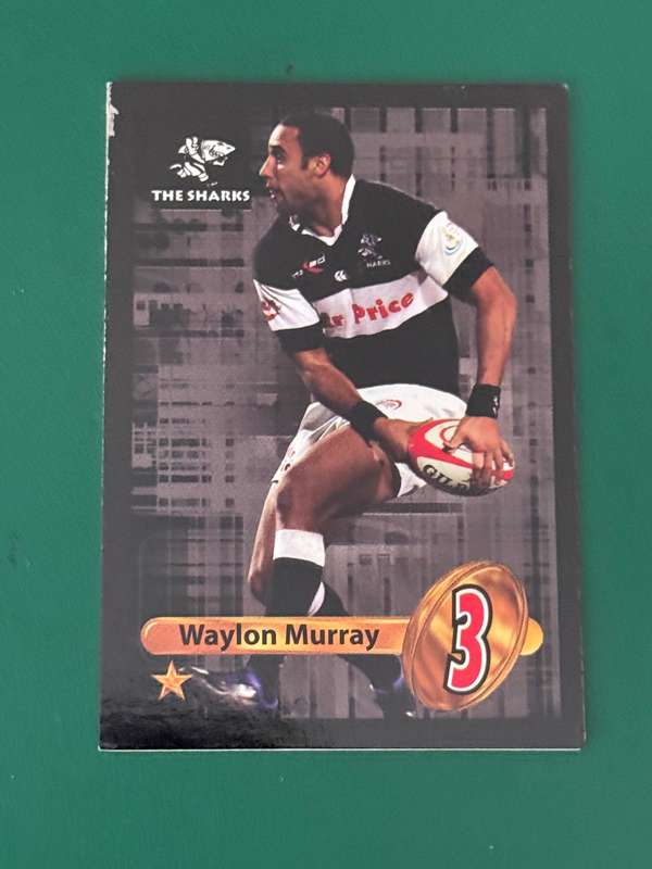 Rugby Cards - 6 * Sharks 2009 Big Ball Rugby Cards