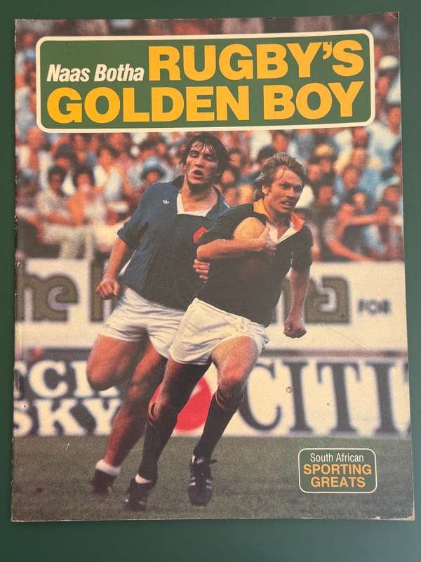 Rugby Book - Naas Botha Rugbys Golden Boy