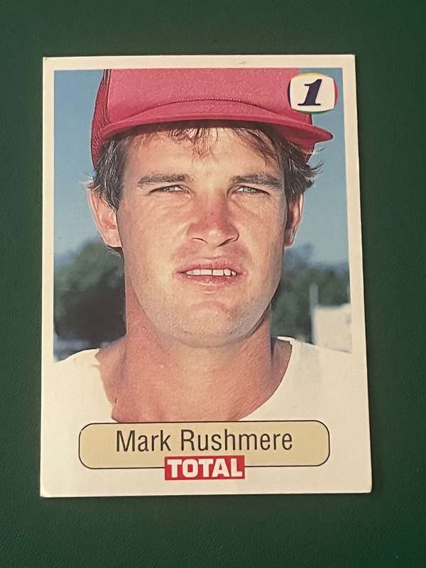 Cricket Card - Mark Rushmere 1992 Total Cricket Card