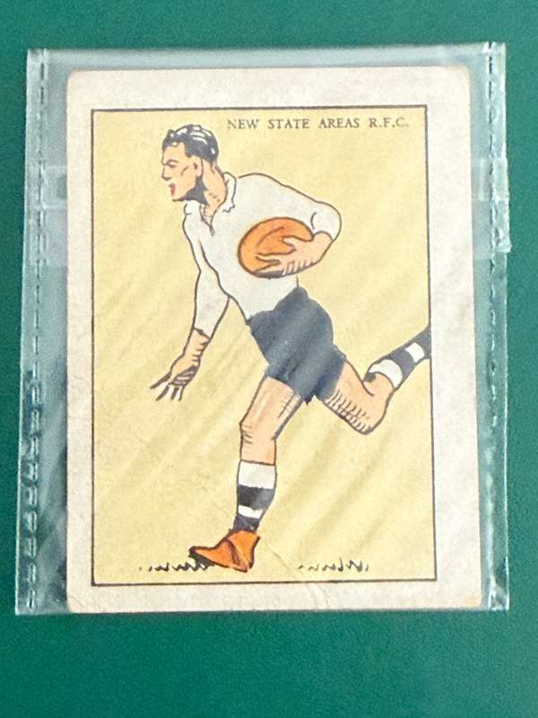 Rugby Card (1933) - New State Areas (Nr4) South-African Rugby Clubs issued by Springbok Cigarettes