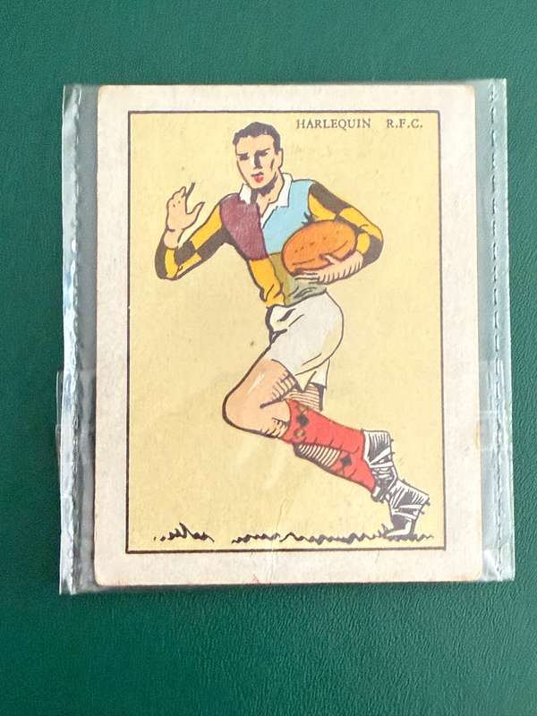 Rugby Card (1933) - Harlequin RFC (Nr13) South-African Rugby Clubs issued by Springbok Cigarettes