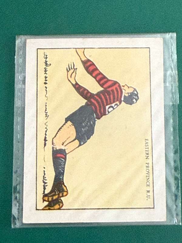 Rugby Card (1933) - Eastern-Province (Nr62) South-African Rugby Clubs issued by Springbok Cigarettes