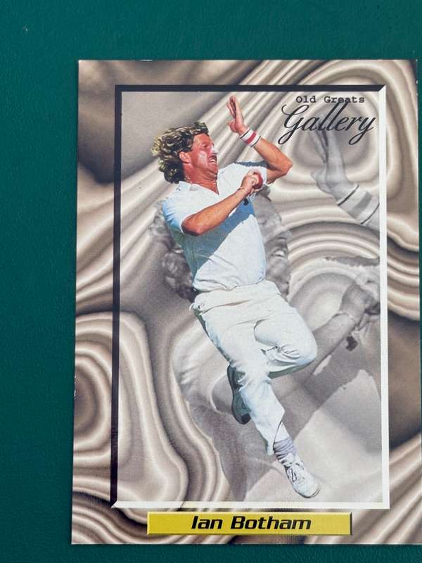 Cricket Card - Ian Botham 1996 Sports Deck Old Great Gallery Cricket Card