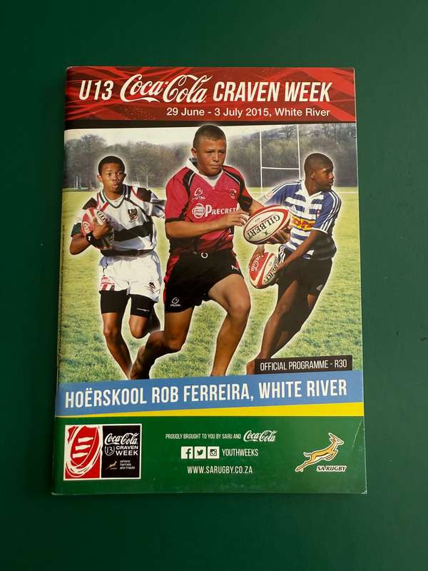 Rugby Programme - u/13 Craven Week 2015
