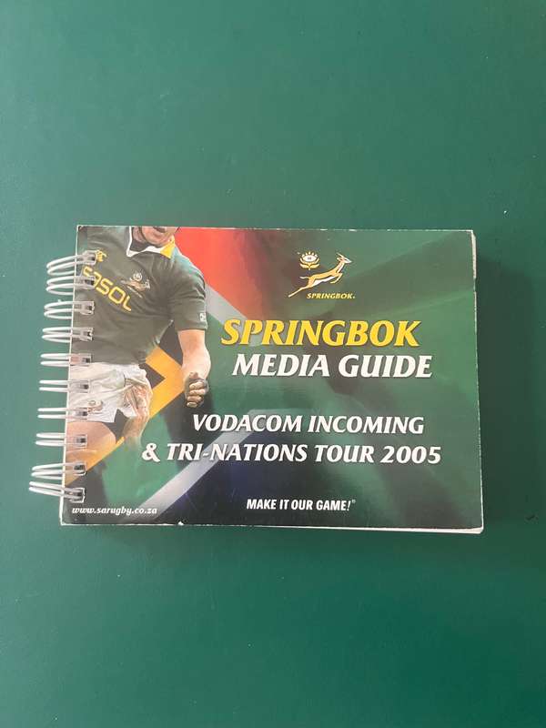 Rugby - Media Guide 2005 Incoming and Tri Nations Tour 2005