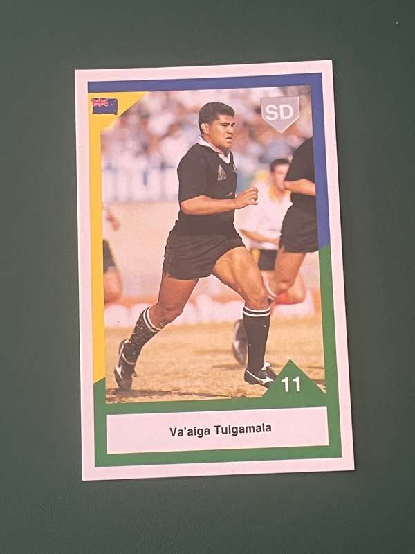 Rugby Card - Vaaiga Tuigamala 1992 Sports Deck Rugby Card