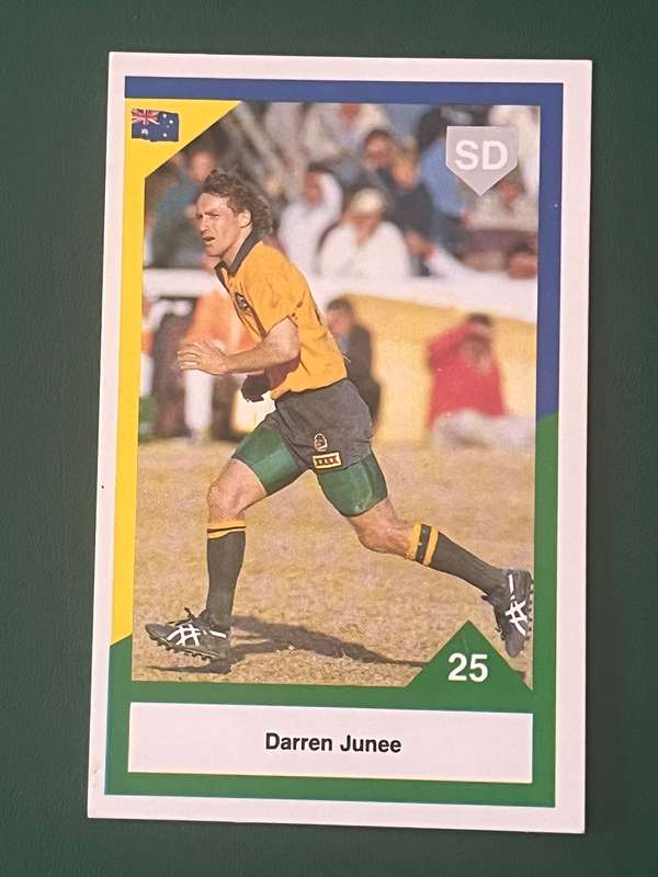 Rugby Programme - Darren Junee 1992 Sports Deck Rugby Card
