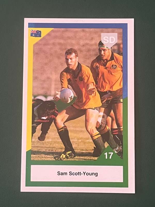 Rugby Card - Sam Scott-Young 1992 Sports Deck Rugby Card